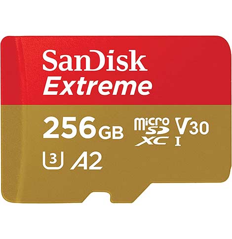 SanDisk 256GB Extreme microSDXC